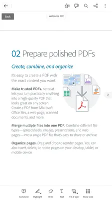 Adobe Acrobat Reader android App screenshot 2